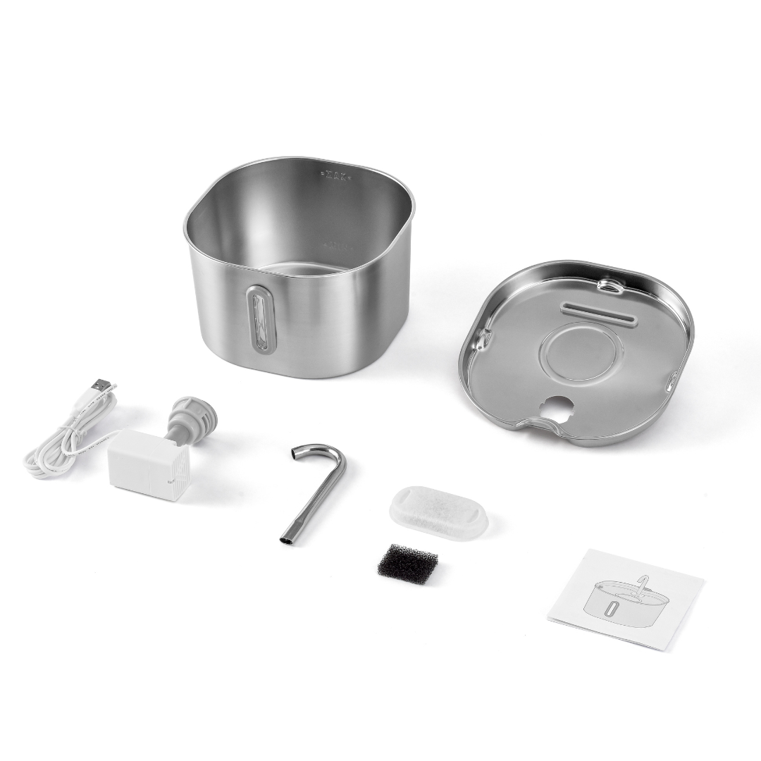 Like New The KittySpout - Health & Happiness Cat Kit (2.2L) - 4 Month: KittySpout + 8 filter sets + AC adapter + FREE gift