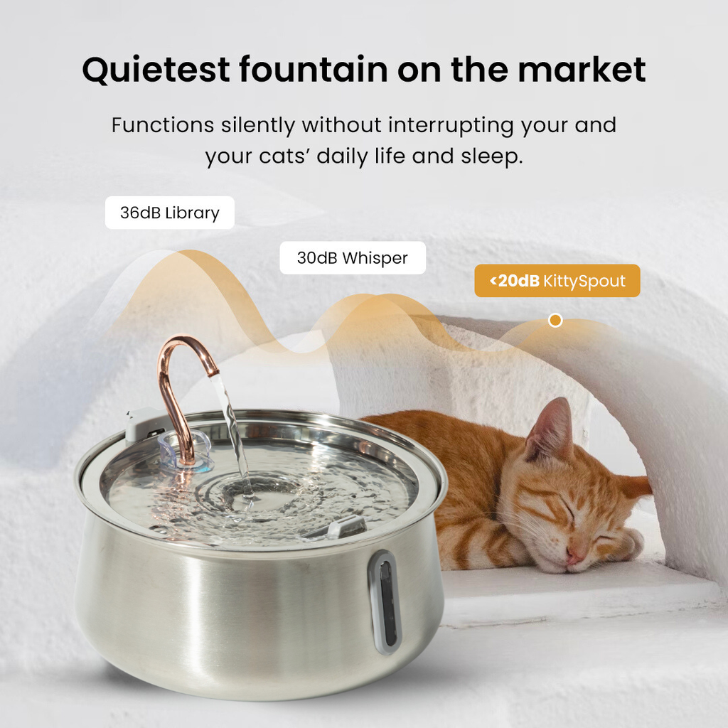 Like New The KittySpout 2.0 - Health & Happiness Cat Kit - 2 Month: KittySpout + 4 filter sets + AC adapter