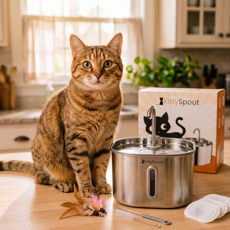 El KittySpout™ - Kit de 2 meses para la fuente de 2,2 l