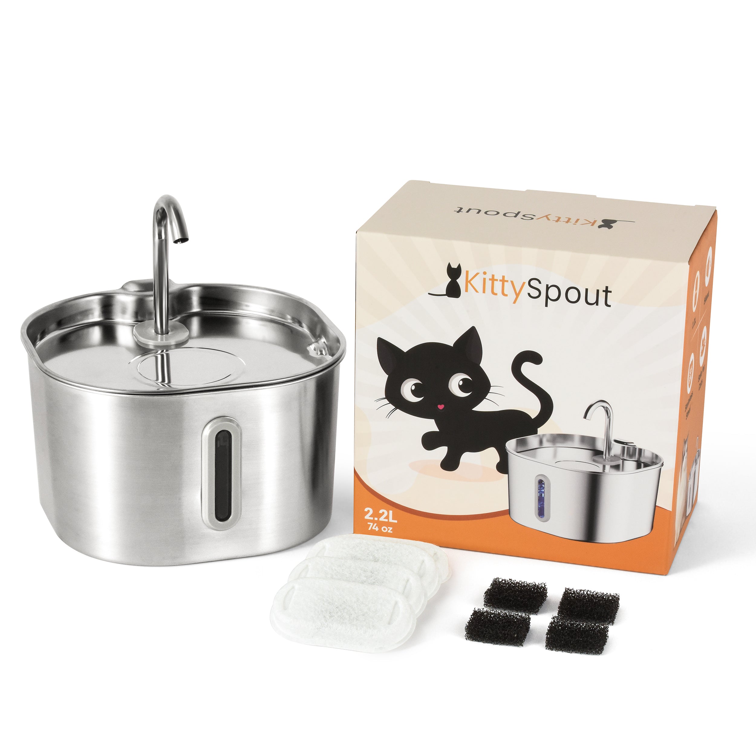 The KittySpout™ - 2.2L VIP Value Bundle